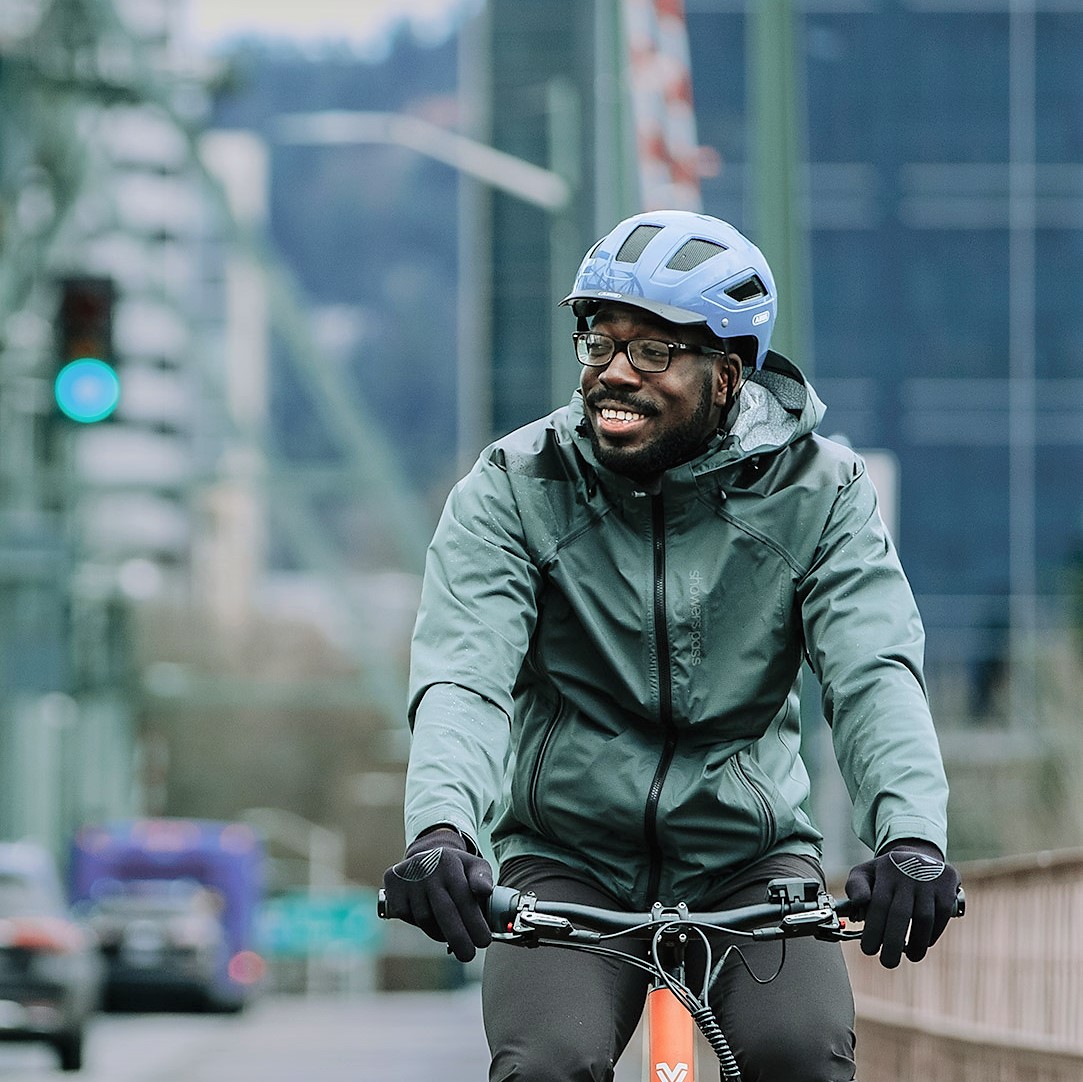 Cold weather bike commuting top