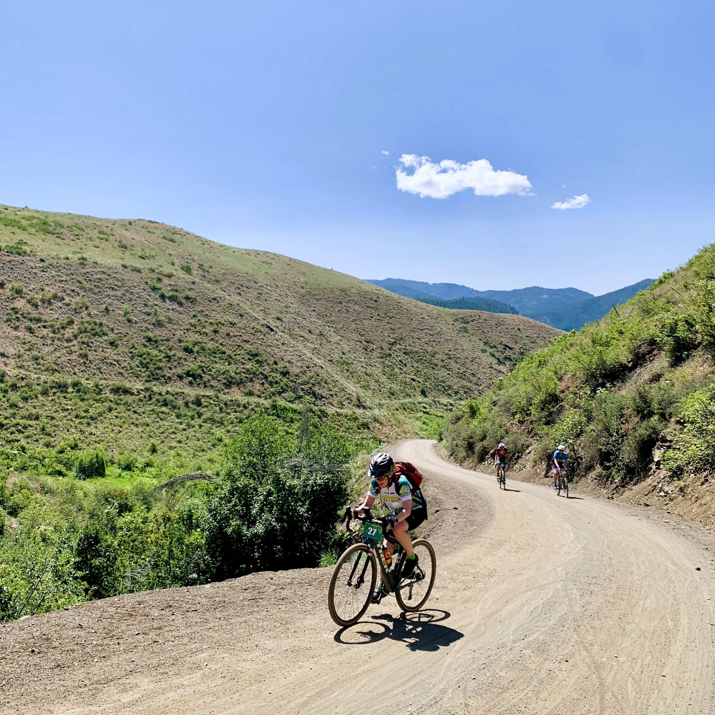 chugging uphill