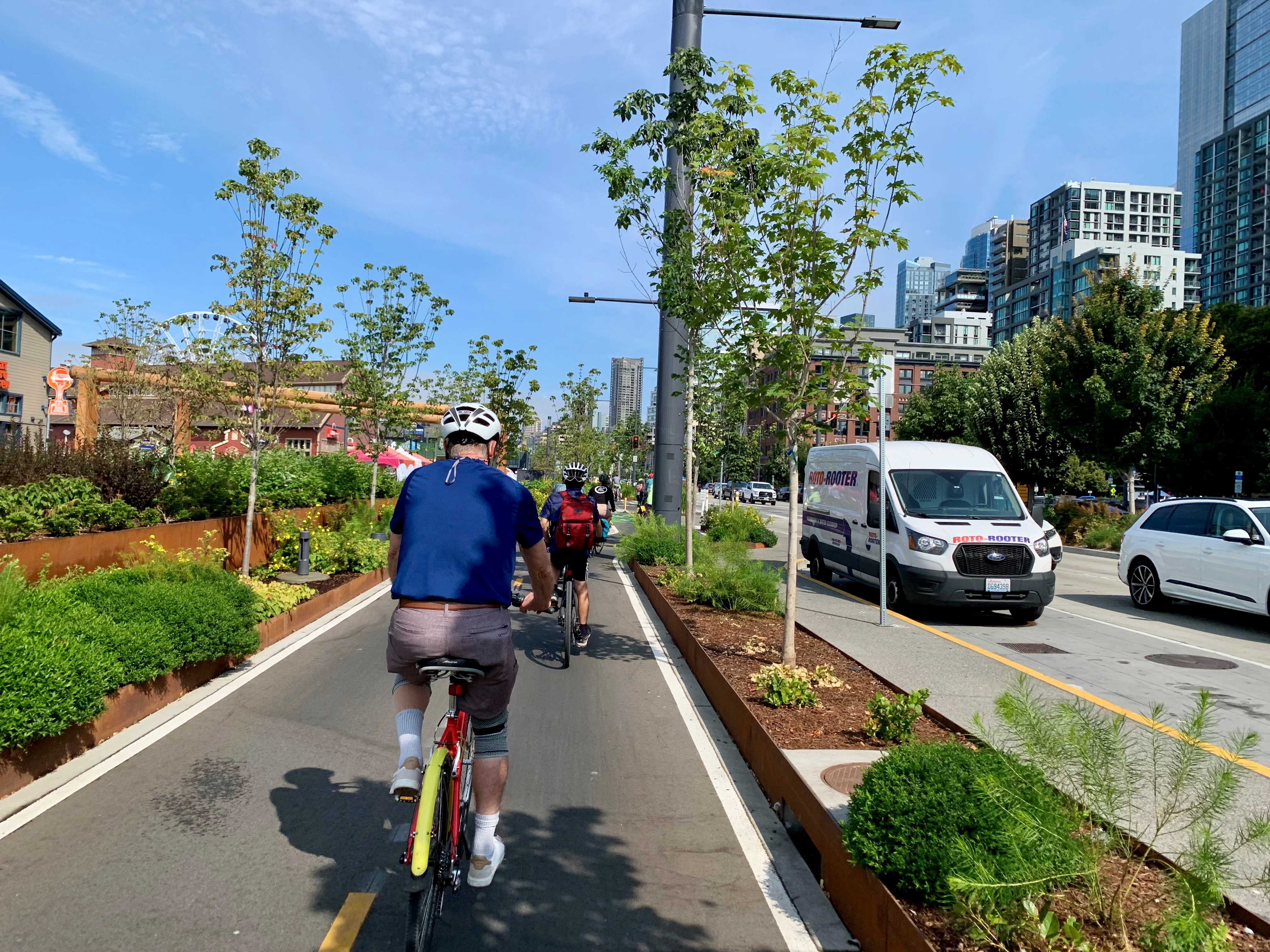 Seattle Waterfront bike path
