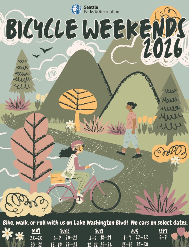 Bicycle Weekends 2026 poster