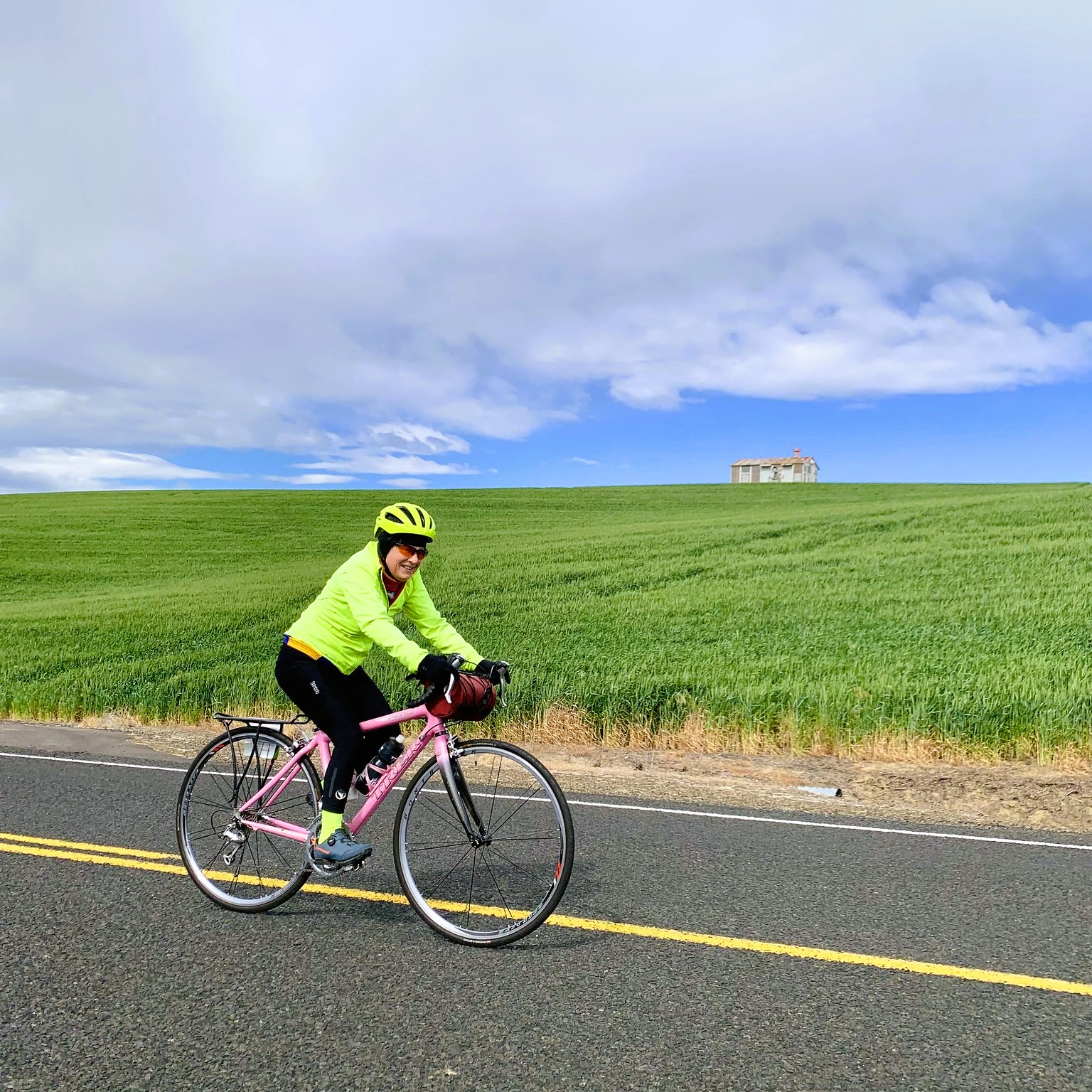 Enjoying life on a bike