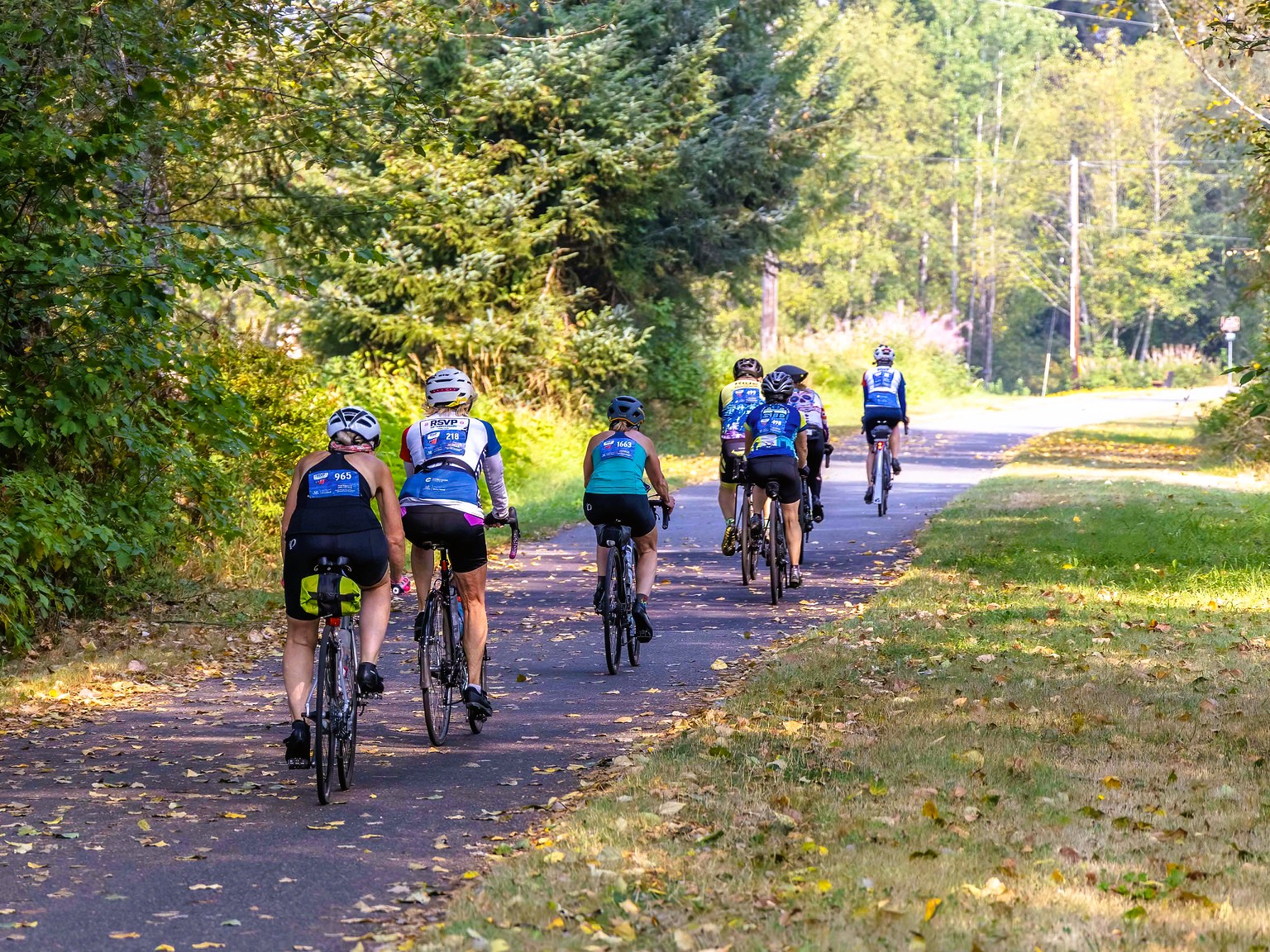 RSVP riders enjoying the Snohomish Centennial Trail