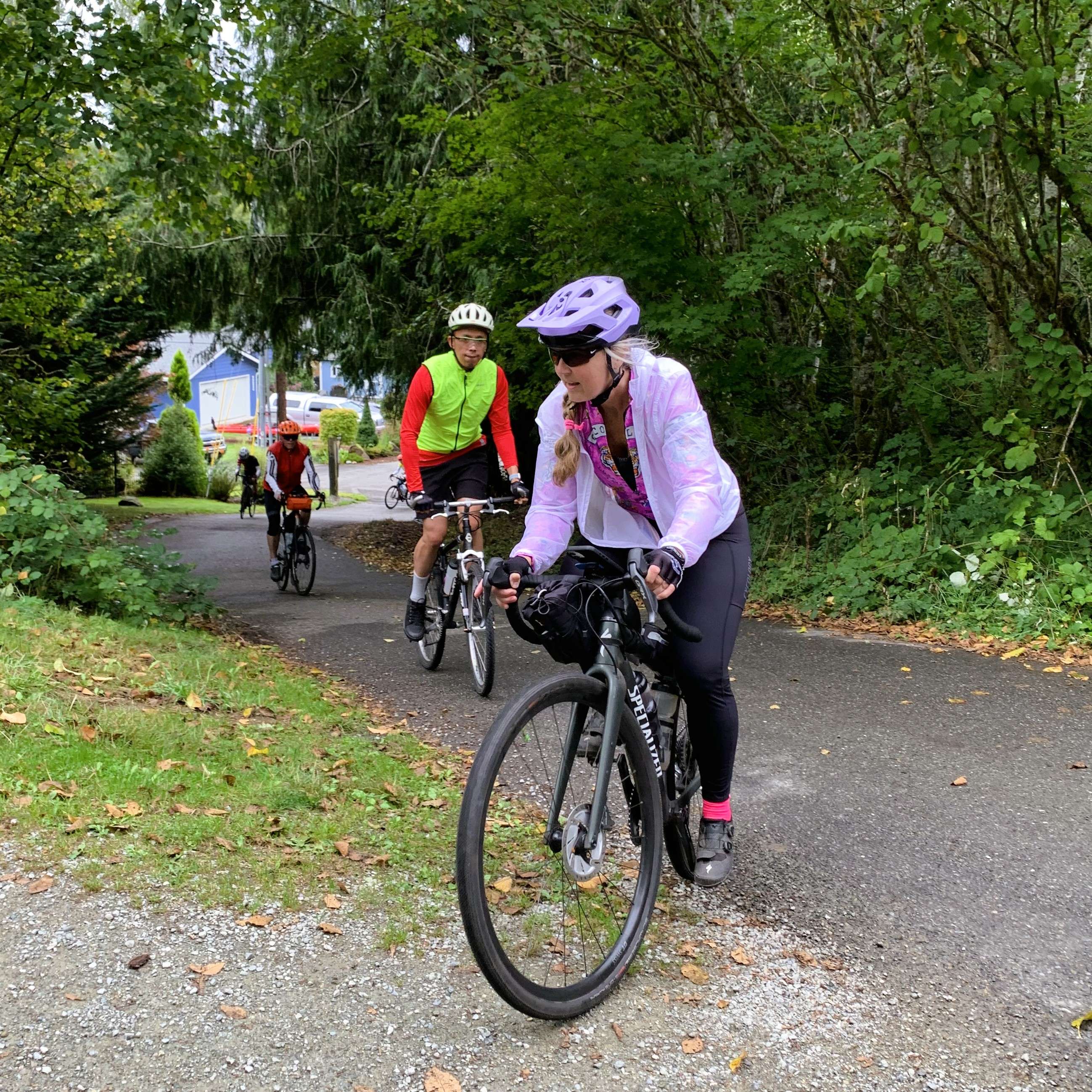 A rider on Fielder's Free Group Ride