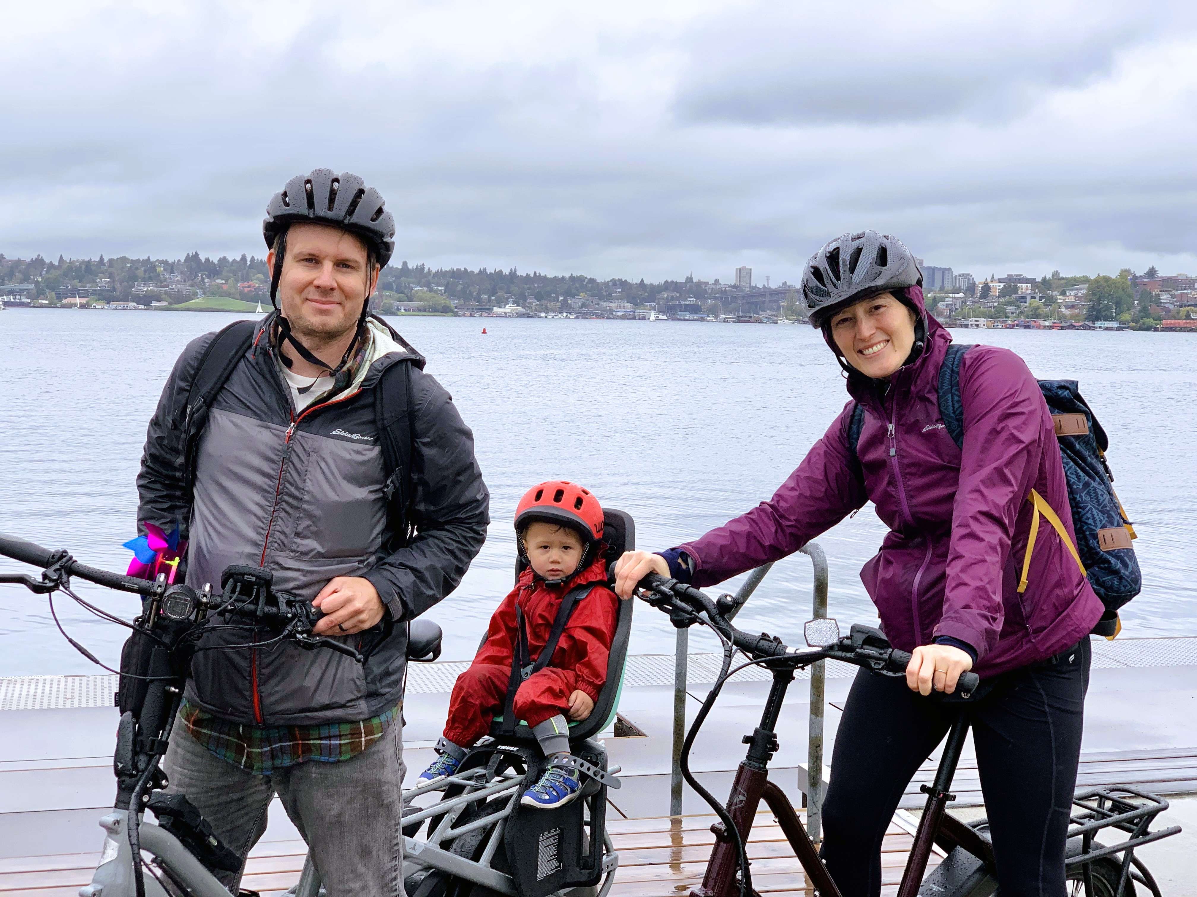 Posing on the South Lake Union waterfront