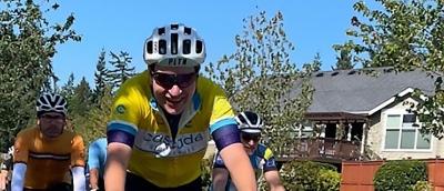 Action shot from Free Group Ride