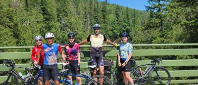 Green River Gorge Bridge with Cascade riders