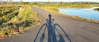 bike shadow
