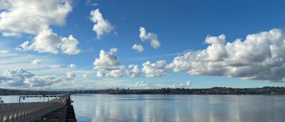Lake Washington from Evergreen Point Overlook 