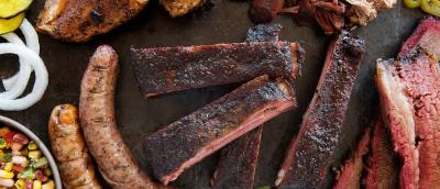 BBQ tray of meat