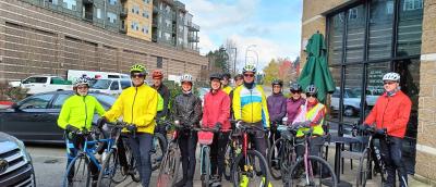 Cyclists in Bothell