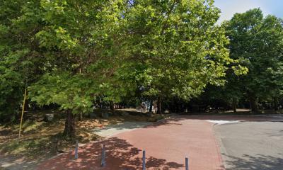 East side of Gas Works Park parking lot