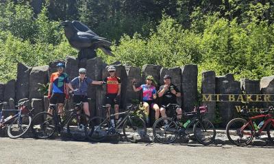 Mt Baker Ski area photo op