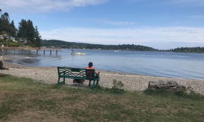 On the Beach at Jensen Point