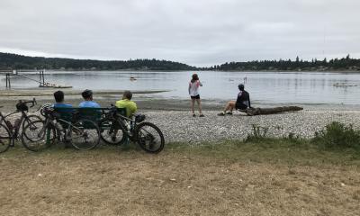 On the Beach at Jensen Point