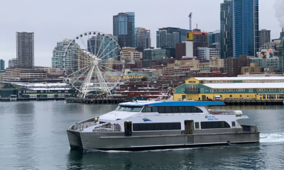 Water Taxi to West Seattle on Elliott Bay