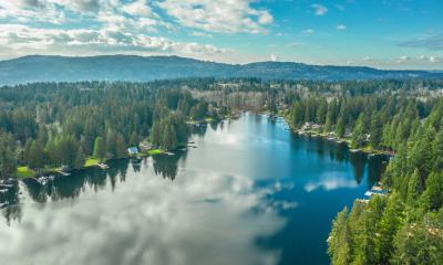 Aerial view of Lake Sammamish