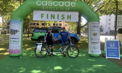 Sponsor finish banner