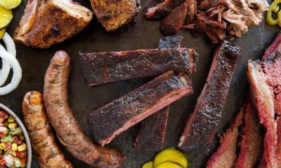 BBQ tray of meat