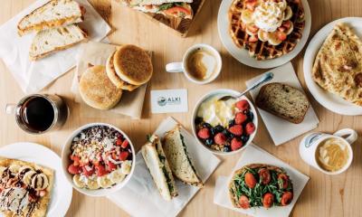 Food and Beverages at Alki Coffee Co.