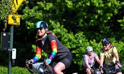 Revel Revolution rainbow armbands