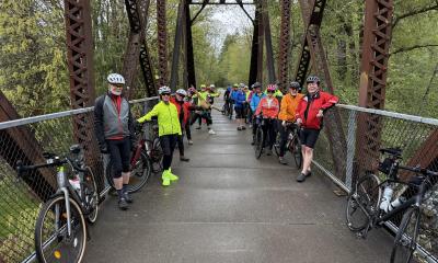 Photo Op on an Old Railroad Bridge