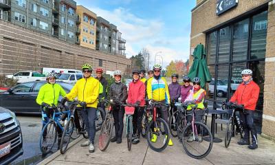 Cyclists in Bothell