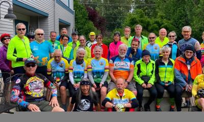Pie Riders at the North shore Senior Center 