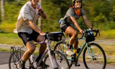 Riders on the Centennial Trail during RSVP