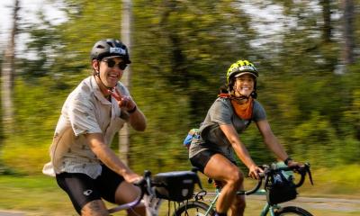 Riders on the Centennial Trail during RSVP