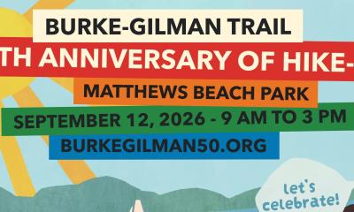 Burke-Gilman trail Poster