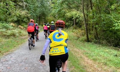 A lovely day for a Free Group Ride on the Cedar River Trail
