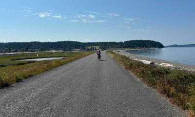 Lopez Island bike riding